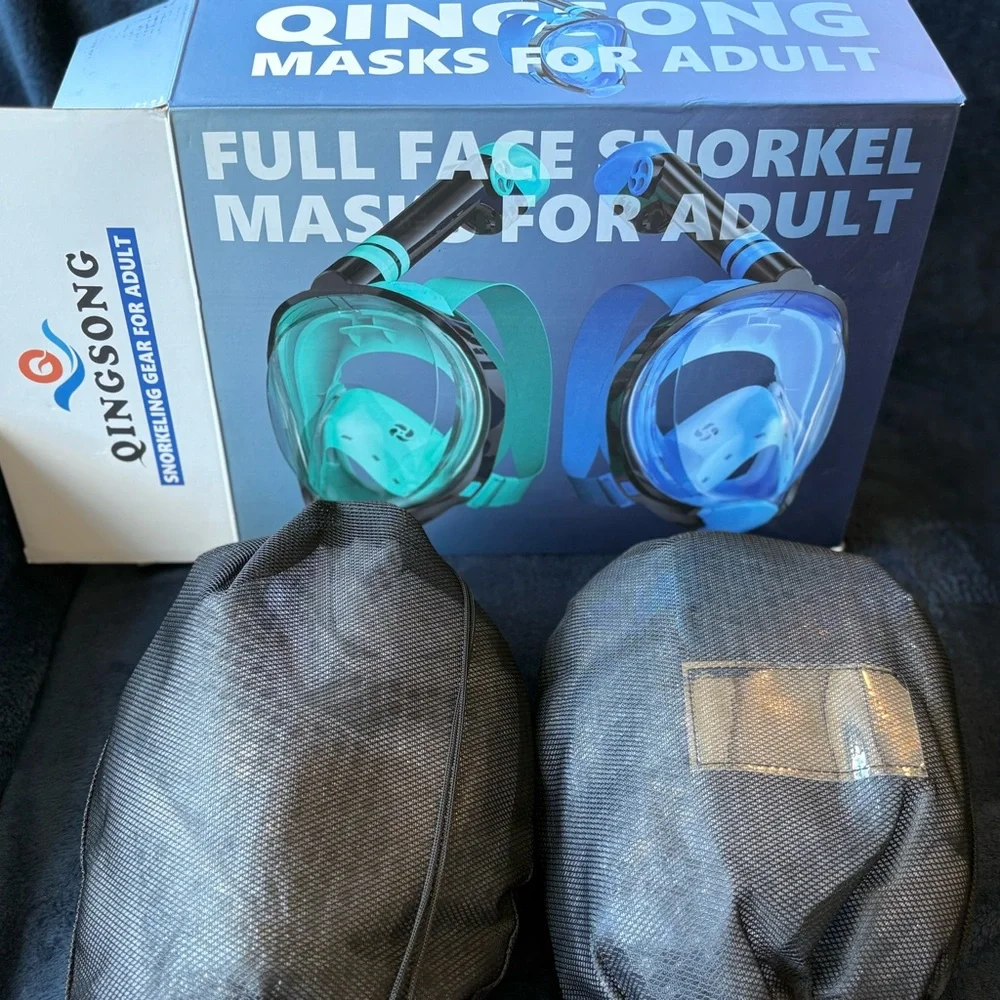 Full Face Snorkel Mask - Blue